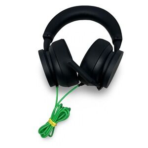 Microsoft Xbox Wired Stereo Gaming Headset Black Green 3.5mm Jack TLL-00001